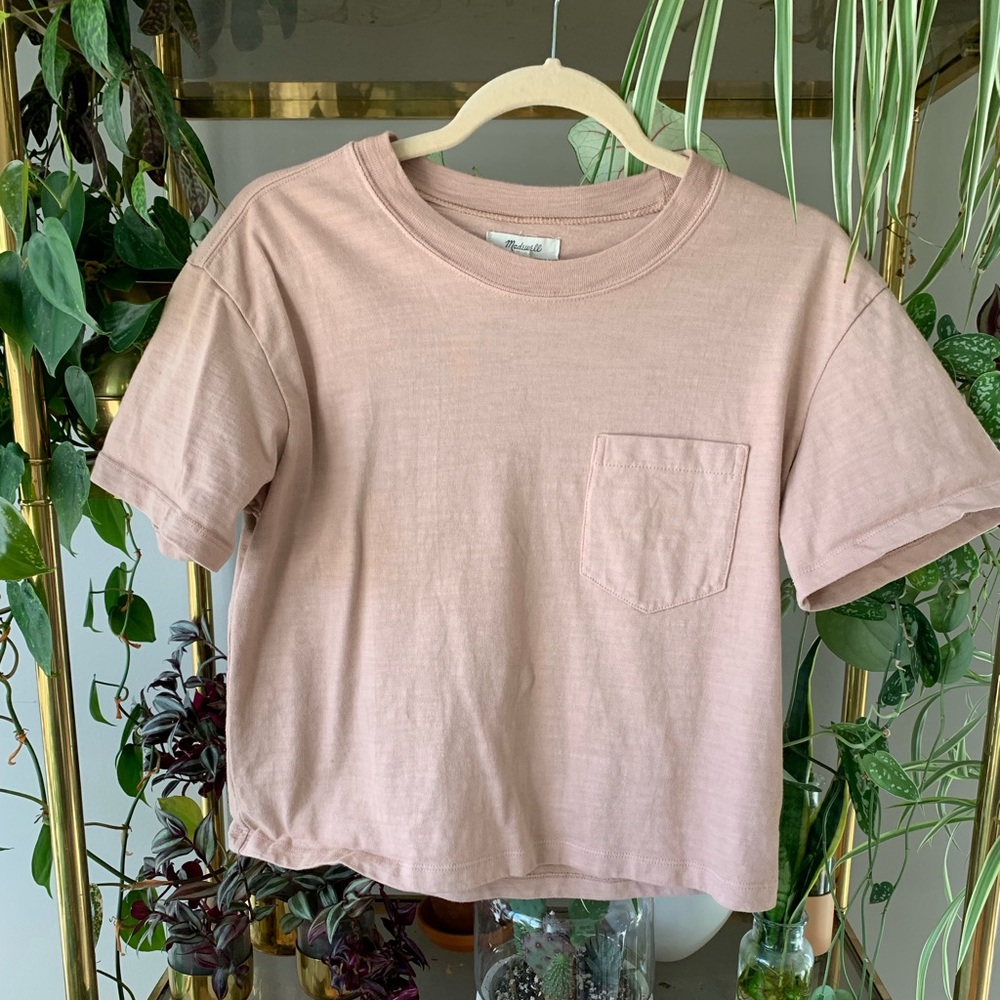 Like new Madewell crop tee
